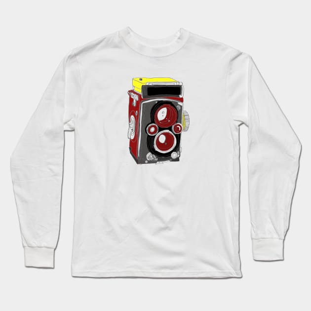 Vintage camera Long Sleeve T-Shirt by hsf